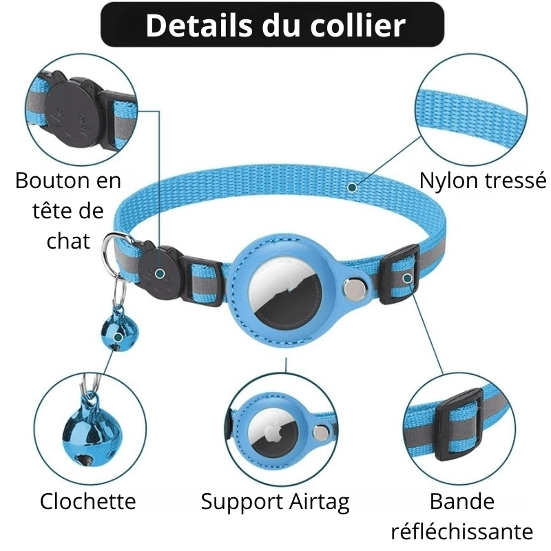 Collier Tracker pour Chat Minouky™